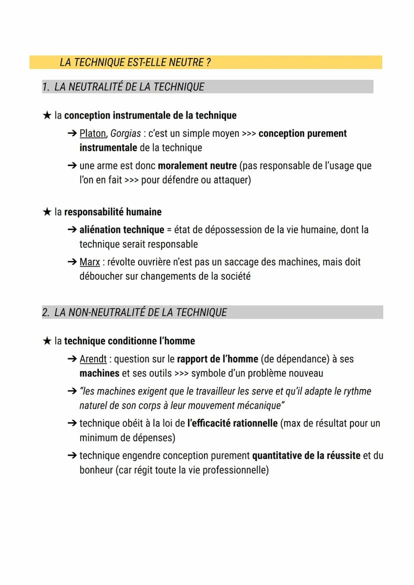 définition technique :
La technique
1. au sens large, ensemble de procédés employés pour produire une oeuvre ou
obtenir un résultat détermin