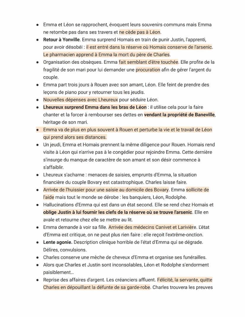 Madame Bovary
Résumé :
Présentation :
● Madame Bovary est un roman de Gustave Flaubert paru en 1856. Il raconte la vie
d'Emma, femme de méde