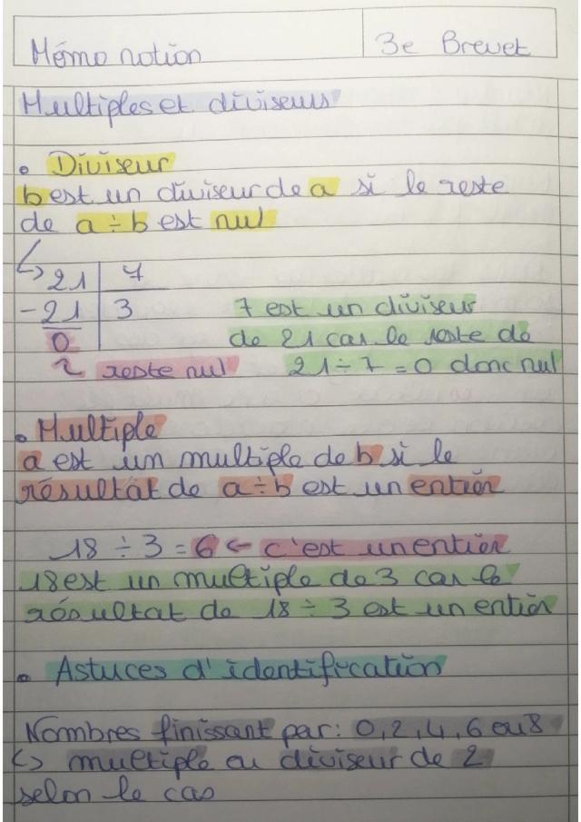 Know Multiples et diviseurs.  thumbnail