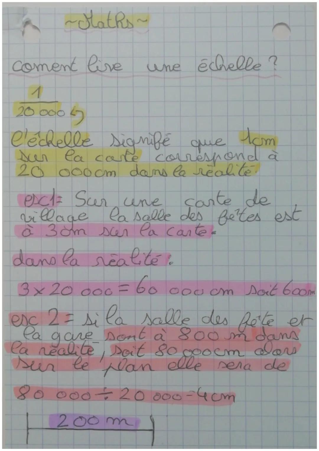 ~Maths~

Coment live une échelle?

$\\frac{1}{20000}5$

l'échelle signifé que tom
sur la carte correspond à
20 000cm dans la réalité.

ect S