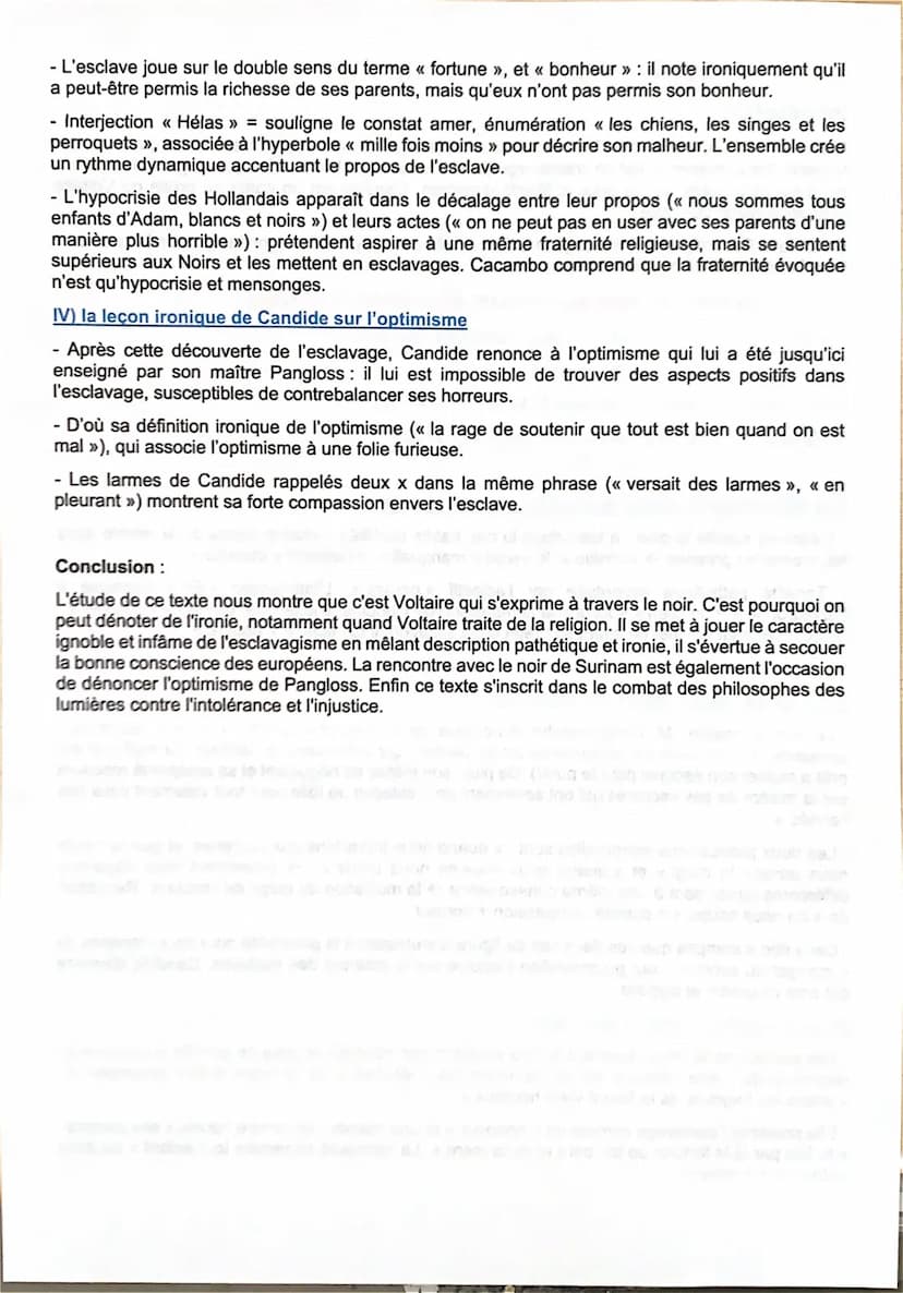 Texte 7: Candide ou l'Optimisme, Voltaire, 1759
Introduction :
Publié en 1759, Candide ou l'Optimisme est une des oeuvres principales de Vol