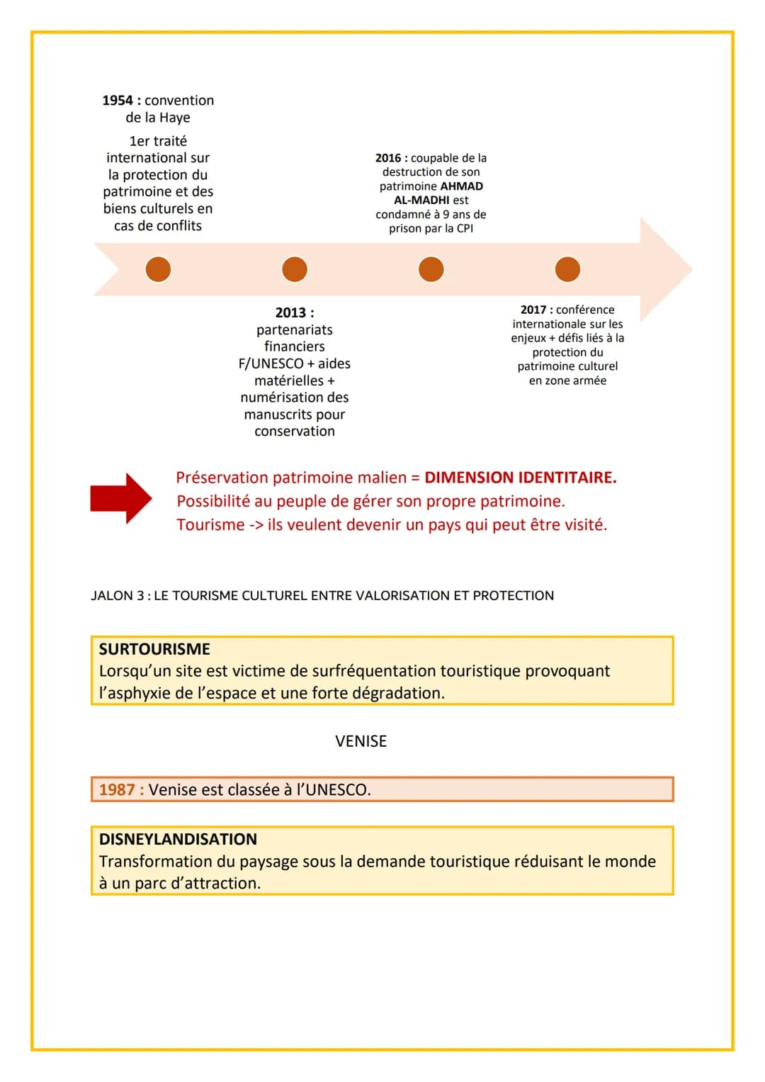 La protection et la valorisation du patrimoine : défis et solutions