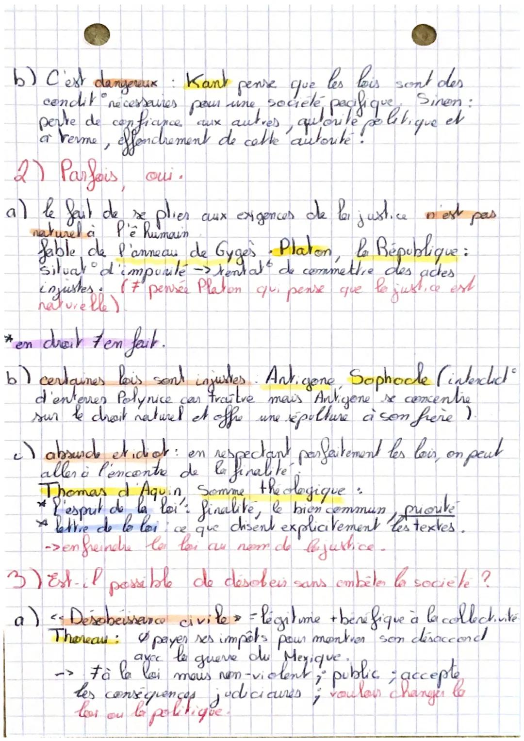 b) C'est danyevux: Kank pense que les lois sont des
condit nécessaires pour une, société pacifique Sinen:
perre de conficance aux autres, au