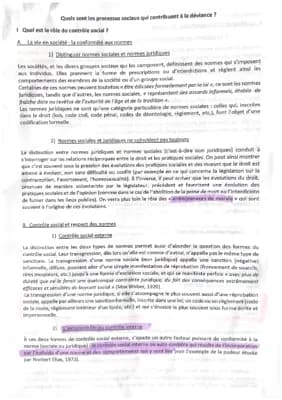 Know Quels sont les processus sociaux qui contribuent à la déviance ? thumbnail