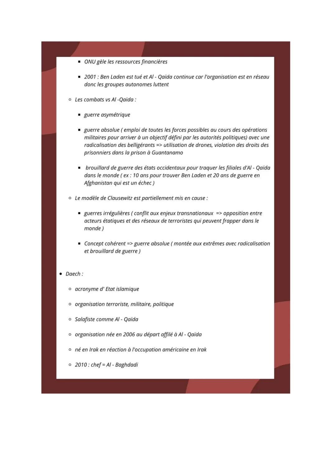 Axe 1:
La dimension politique
de la guerre :
des conflits
interétatiques aux enjeux
transnationaux La dimension politique de la guerre :
des