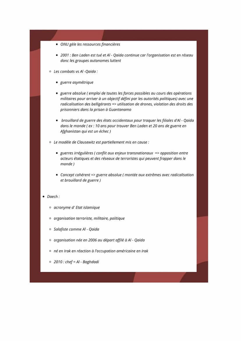 Axe 1:
La dimension politique
de la guerre :
des conflits
interétatiques aux enjeux
transnationaux La dimension politique de la guerre :
des