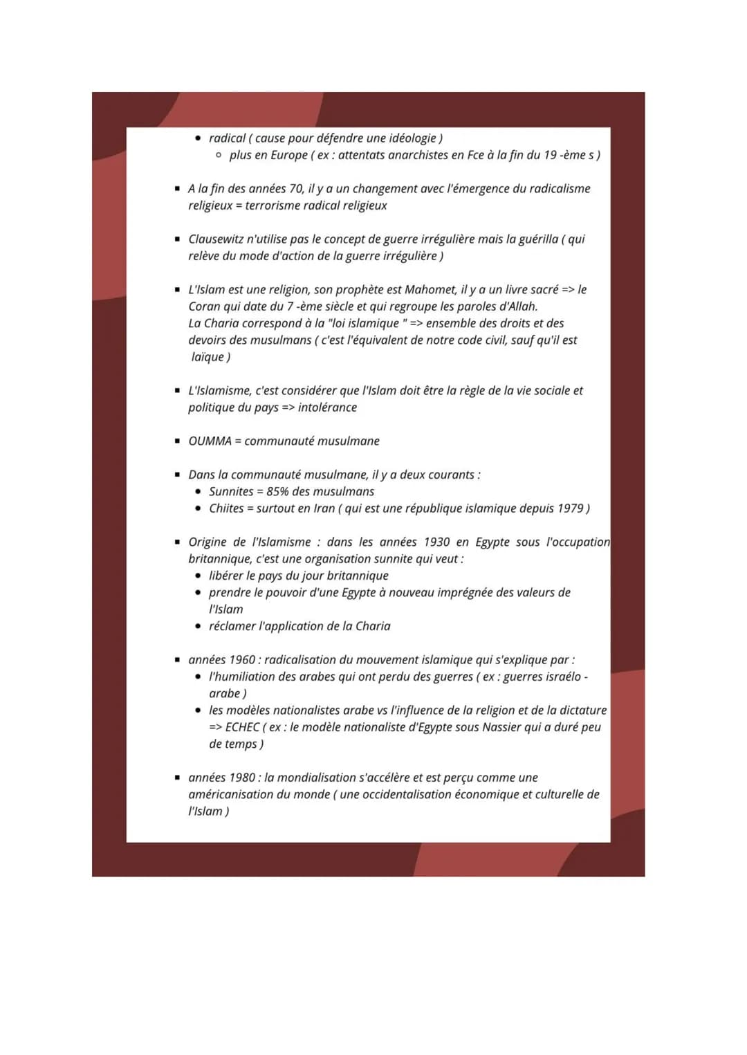 Axe 1:
La dimension politique
de la guerre :
des conflits
interétatiques aux enjeux
transnationaux La dimension politique de la guerre :
des