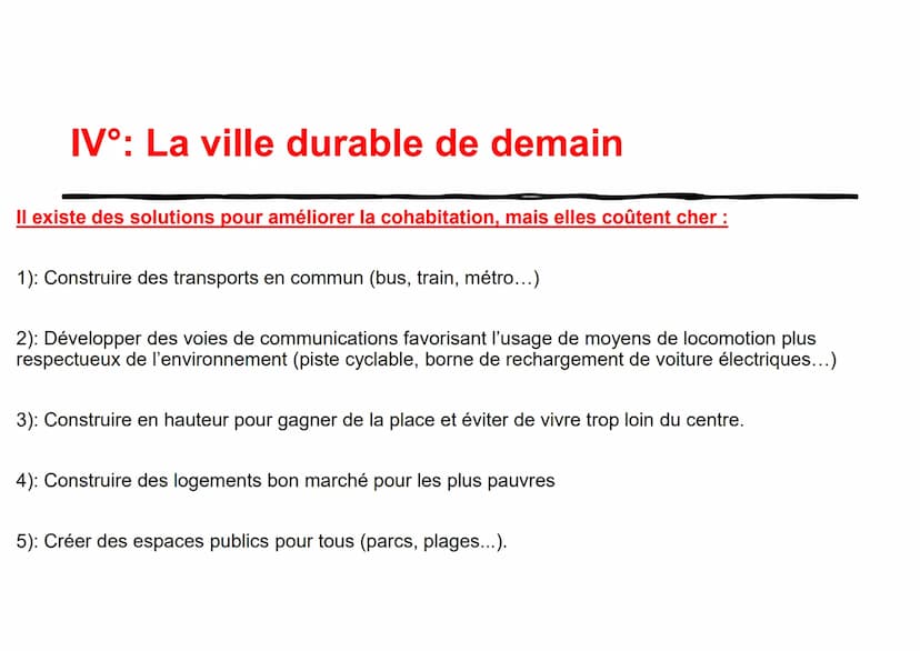 Chapitre 1: Habiter
une métropole
Problématique : Comment habiter et cohabiter
durablement dans une métropole ? 1°/: Habiter une métropole:
