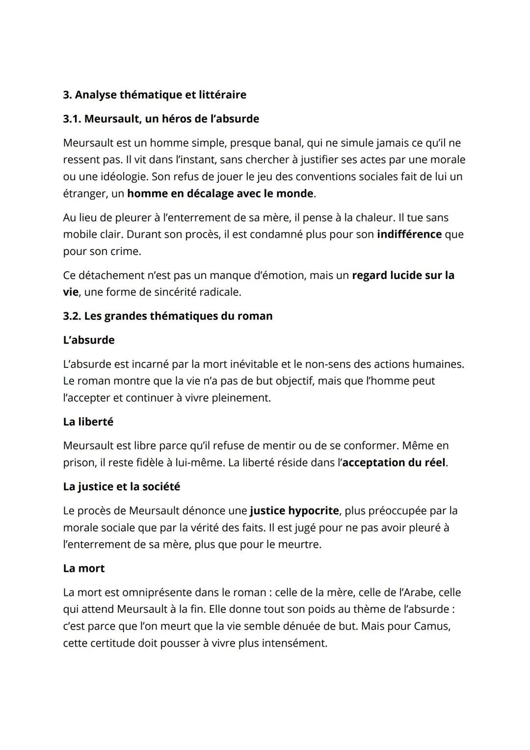 L'Étranger - Albert Camus: Une œuvre majeure et
intemporelle
1. Présentation générale
L'Étranger, publié en 1942, est un roman fondamental d