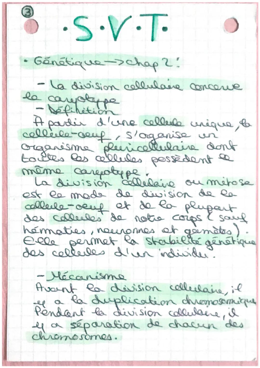 •S•V•T•·
Génétique-> chap 4:
caractères héréditaires et
variations individuelles
- 2 types de caractères:
питате
Chaque individue possède
de