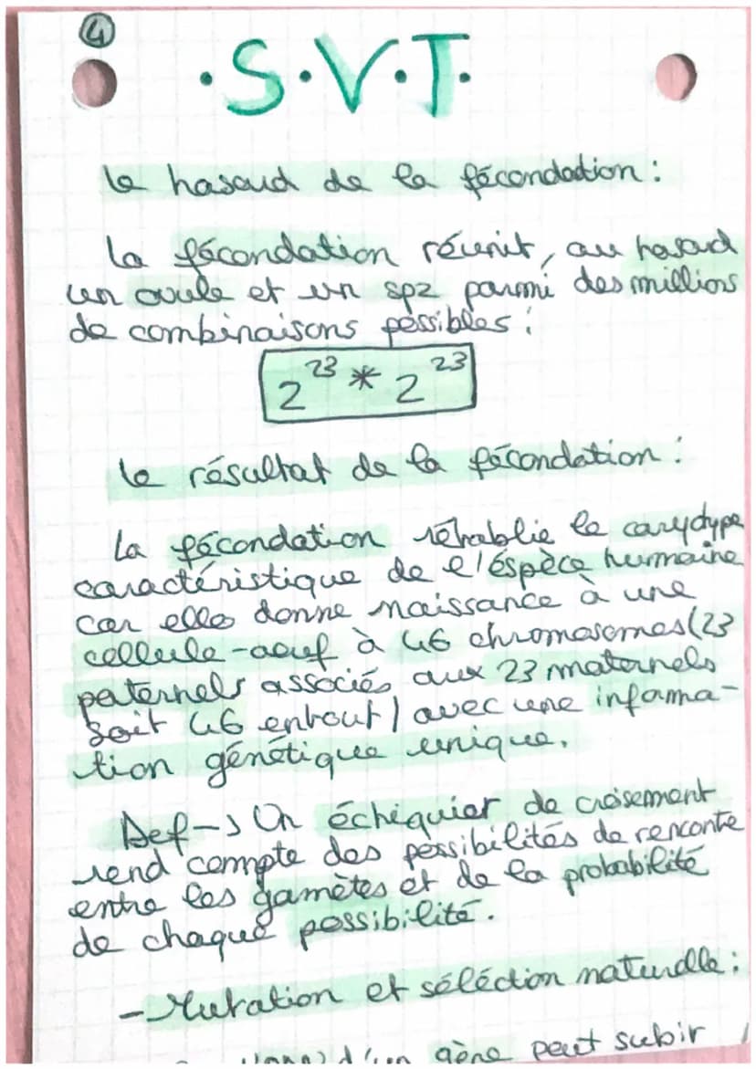 •S•V•T•·
Génétique-> chap 4:
caractères héréditaires et
variations individuelles
- 2 types de caractères:
питате
Chaque individue possède
de