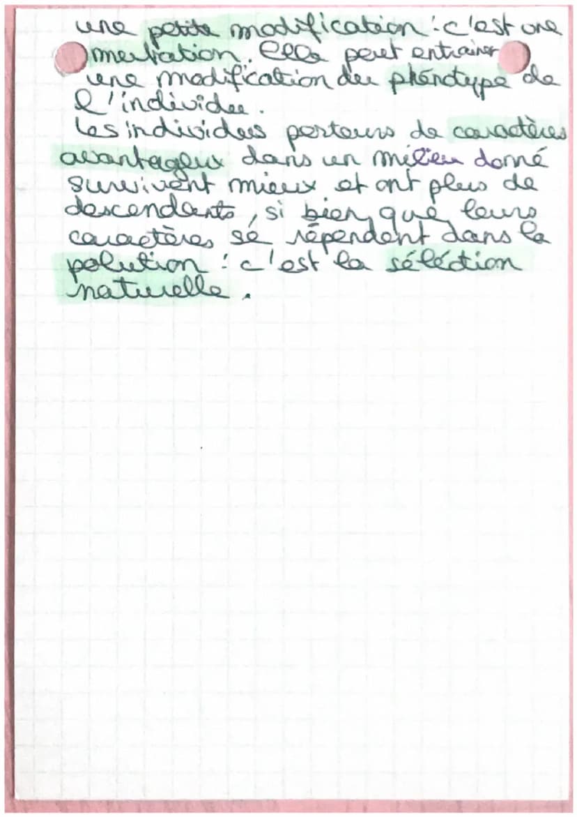 •S•V•T•·
Génétique-> chap 4:
caractères héréditaires et
variations individuelles
- 2 types de caractères:
питате
Chaque individue possède
de