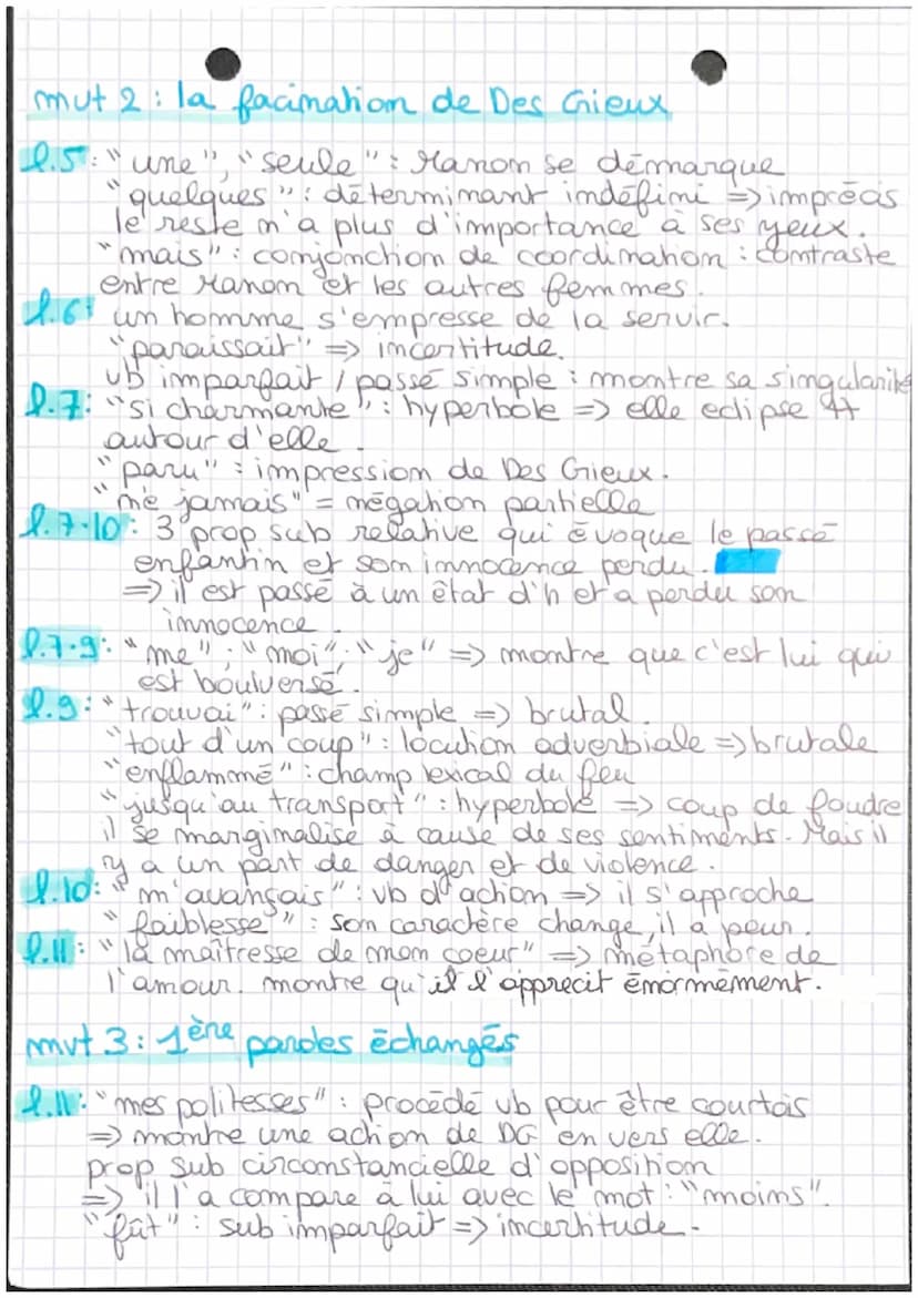 M° 1
LA RENCONTRE
tx bacm 12
INTRO: L'abbé Prévost est un romander, historien et
journaliste né en 1697 et décédé en 1763.
Il a surtout été 