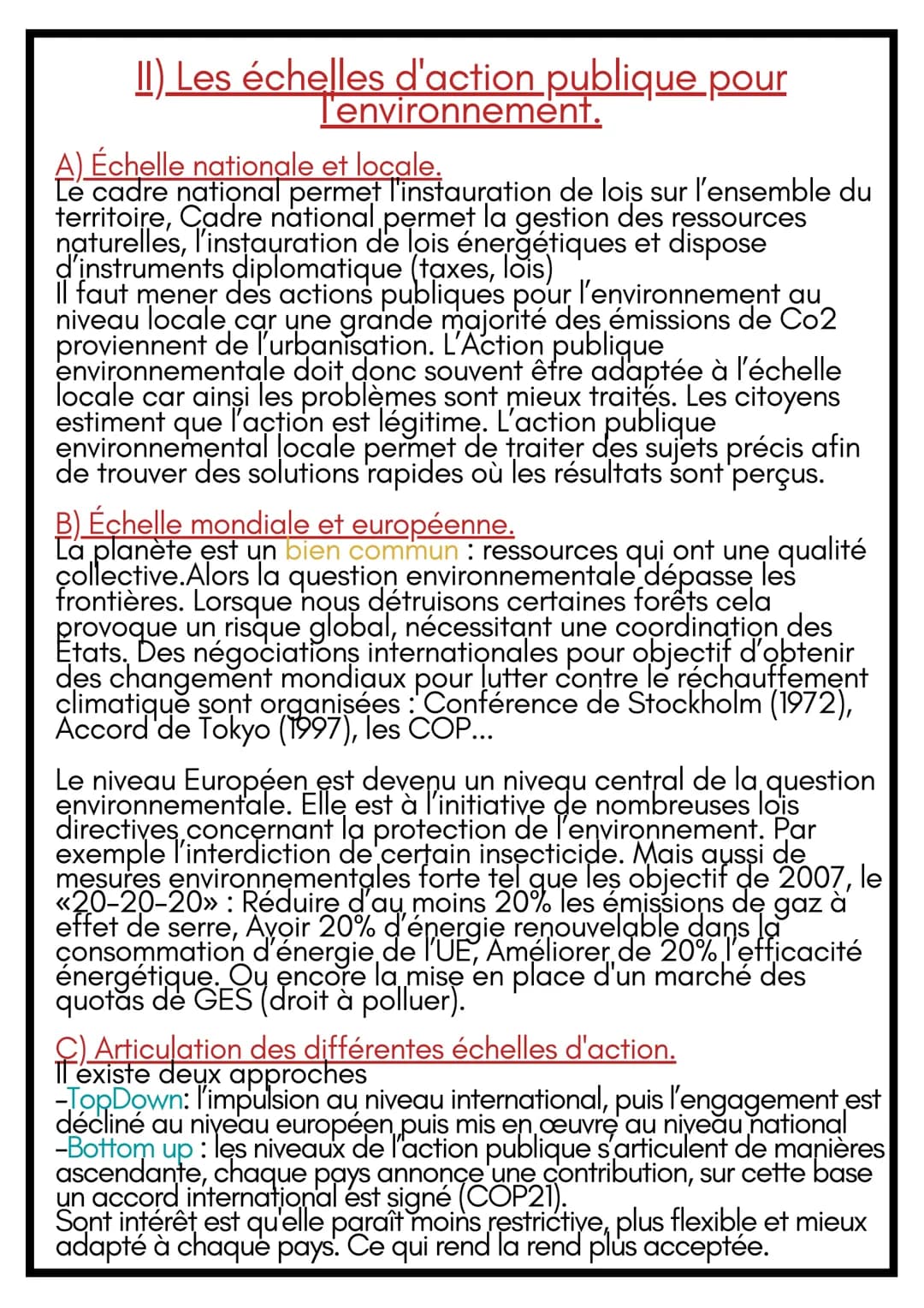 Canvar
SES
3 S3 : Quelle action publique pour
l'environnement?
1) Construction des question environnementales
comme problème public.
A) Leur