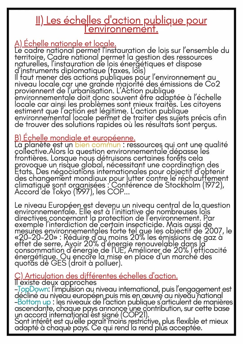 Canvar
SES
3 S3 : Quelle action publique pour
l'environnement?
1) Construction des question environnementales
comme problème public.
A) Leur
