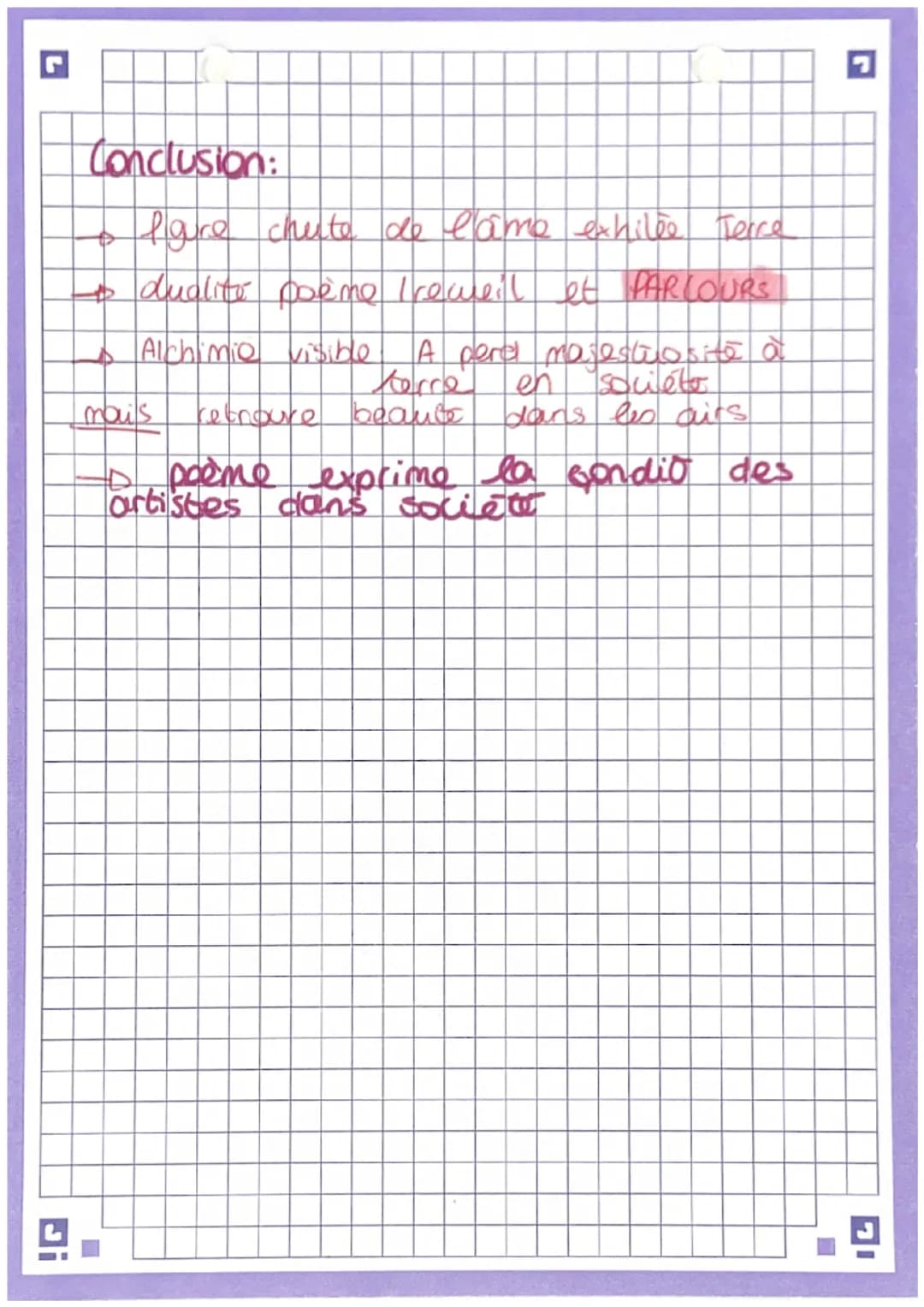 La poésie du XIXe siècle au XXIe siècle. 1G3 I. Mariage
S- mumt mer
✓ → vol
Texte 1
siseau lansairs
L'Albatros
CC de temps
cc de but
H en gé