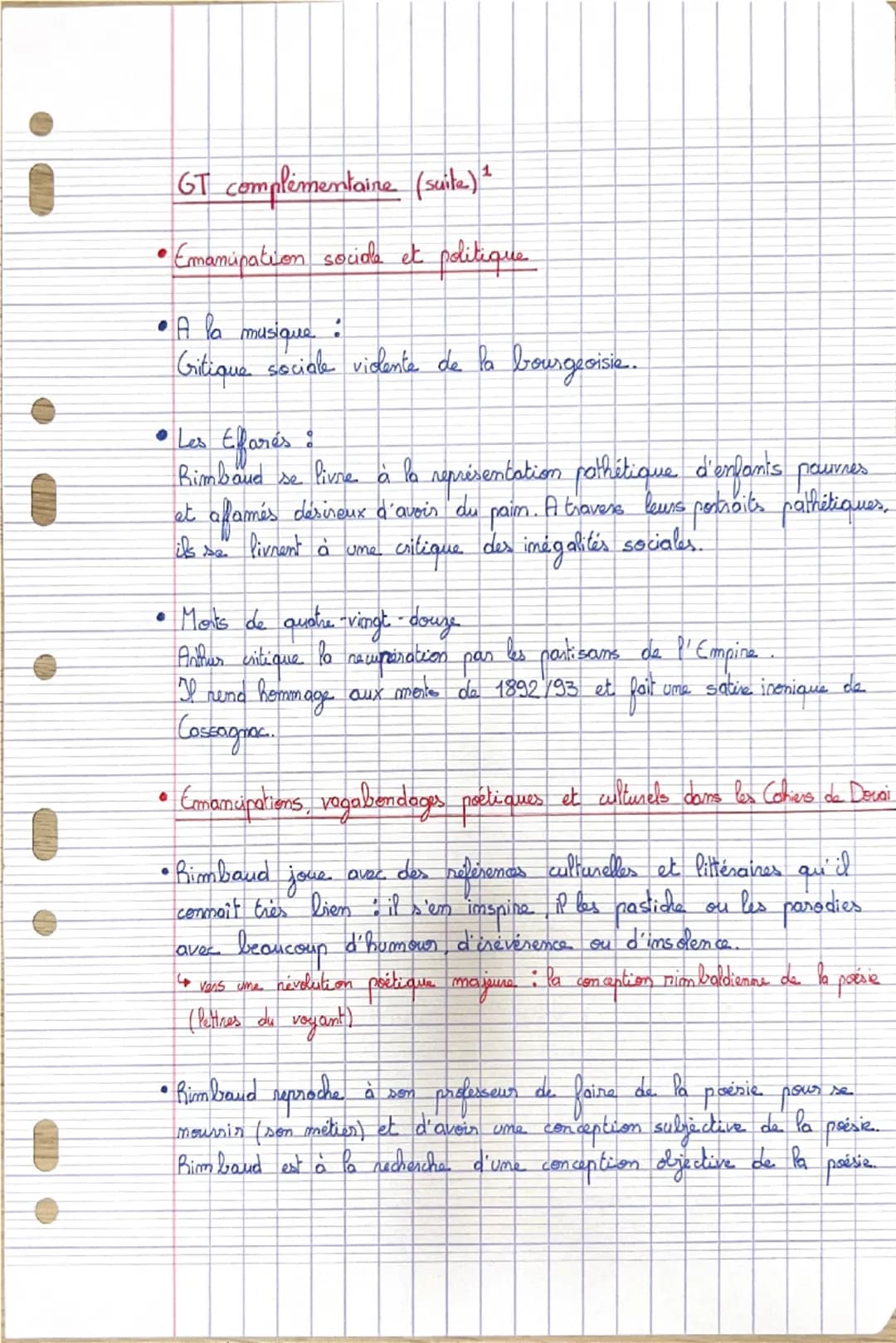 GT complémentaire
• Texte 1 : poème Tu as bien fait de partir, Arthur Rimbaud: "de
René CHAR dans Fureur et Mystère" (1948)
Ume
et va
perpet