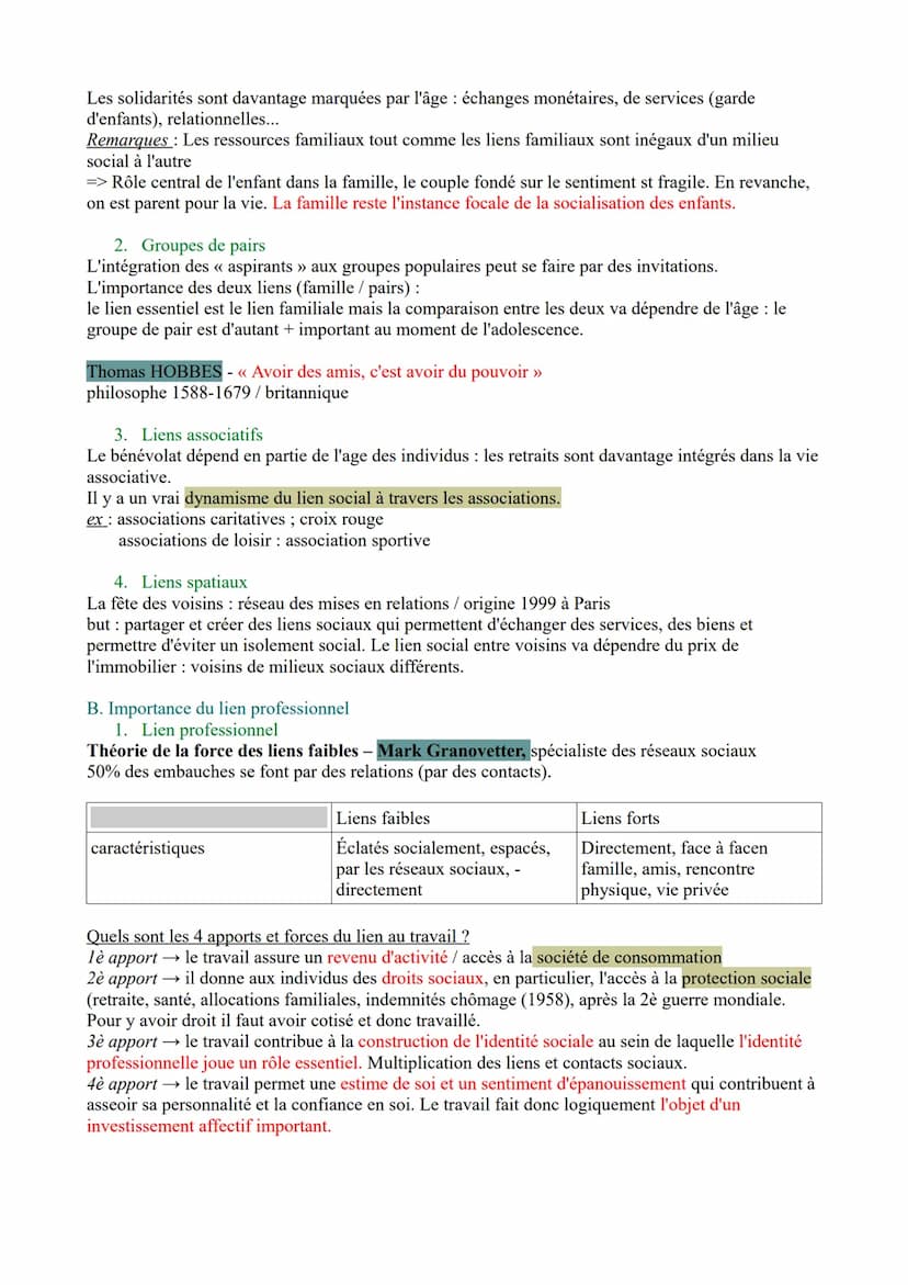 Cours SES << Comment se construisent et évoluent les liens sociaux ? »
En France, 1 personne sur 10 est en situation de solitude, d'isolemen
