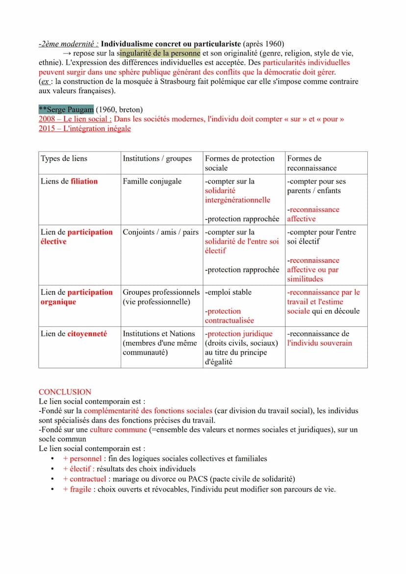 Cours SES << Comment se construisent et évoluent les liens sociaux ? »
En France, 1 personne sur 10 est en situation de solitude, d'isolemen