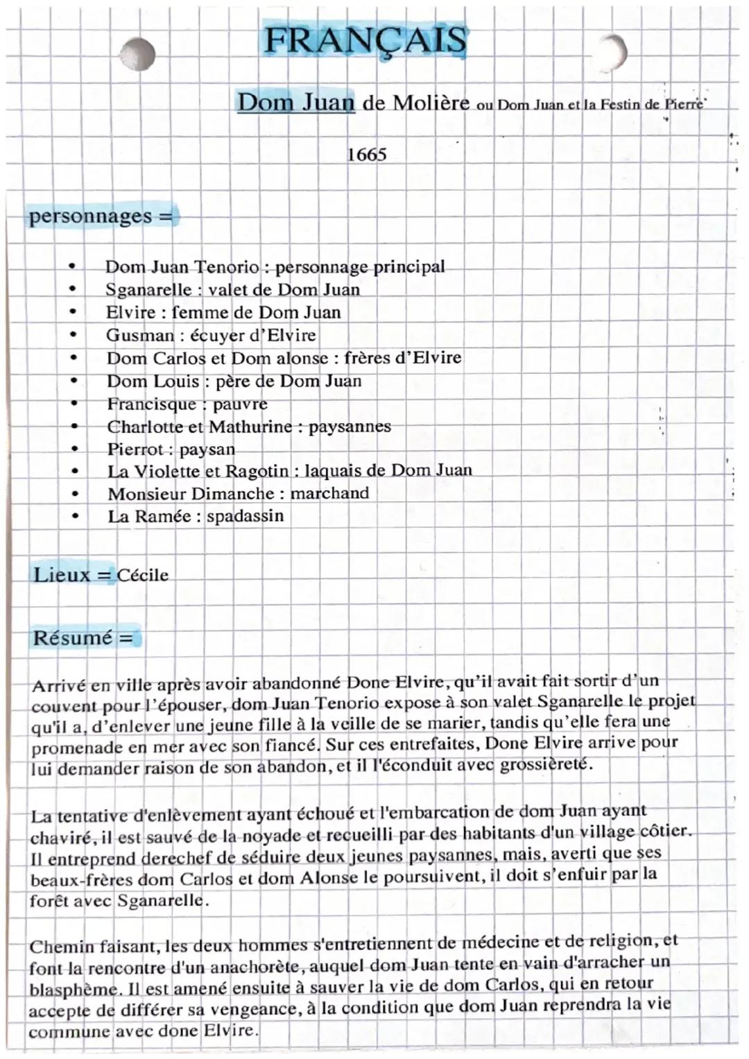 Dom Juan de Molière