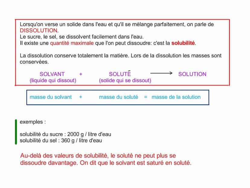 La solubilité
Les solutions
Solvants et solutés II. Les dosages du Champagne
Le dosage est la dernière touche apportée au vin de Champagne a