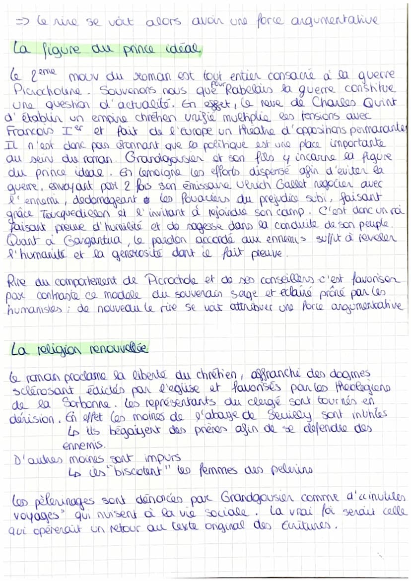 GARGANTUA
Formes de comiques.
Rabelais mobilise une grande diversité de procédés
et de registres comiques qui participent à l'agrément
de le