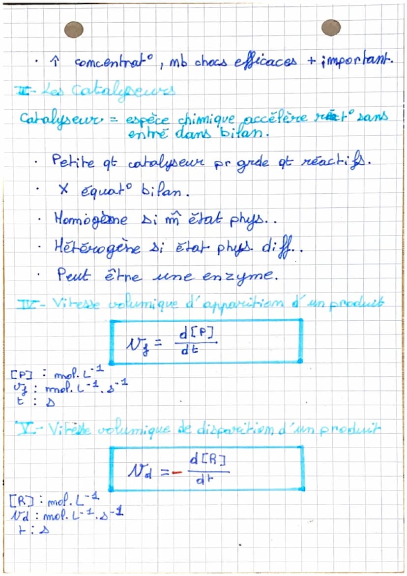 Physique
Schimsie
chap 6: Cinétique chimique
I- Transformations rapides et lentes
-> At < seconde => 8 oeil mu
.
.
Rapide
Lente -> suivi dil