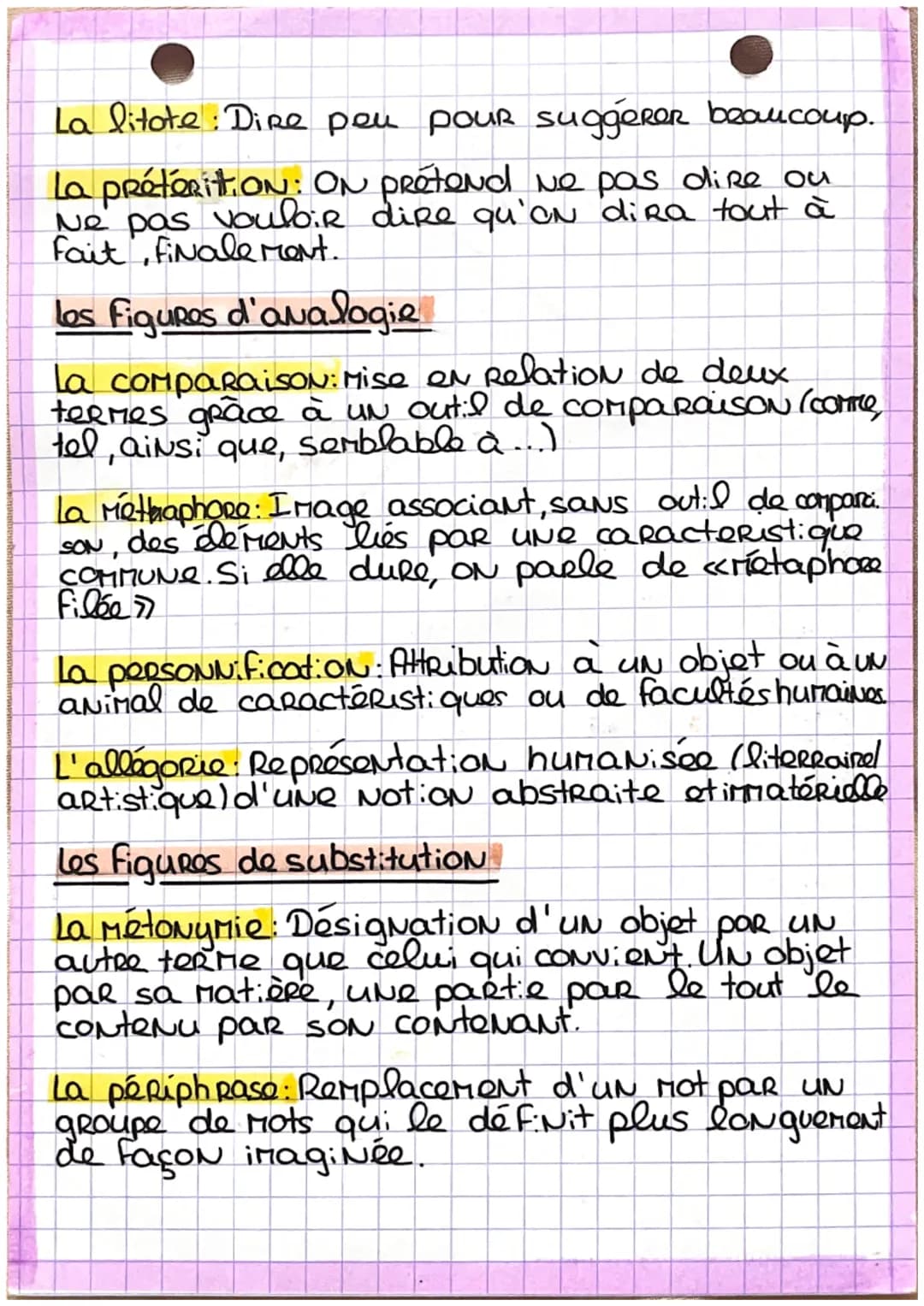 Figure de style=
les figures d'insistance
Répétition: Répétition d'un même not, même tournuRS,
d'une même phrase.
Anaphone Répetit en tête d