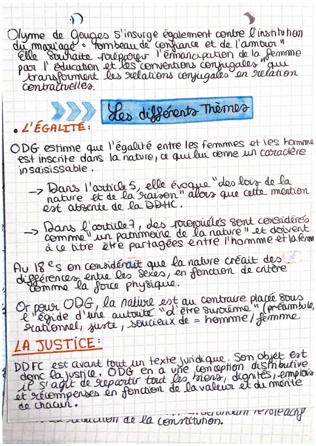 Clympe de
Gouges
femme le lettre, dramaturge, romancière, auteure
de pamplets (texte court violent et attaquant des
institutions ou des pers