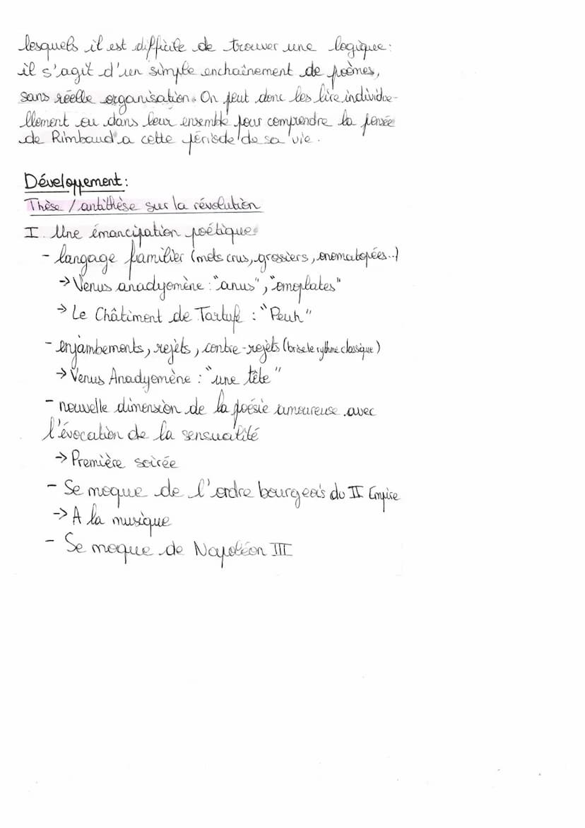 Cahier de Douai:
dissertation
Introduction:
Le XIX : siècle est celui des Révolutions. Lors de
ce siècle, le mouvement littéraire du symboli