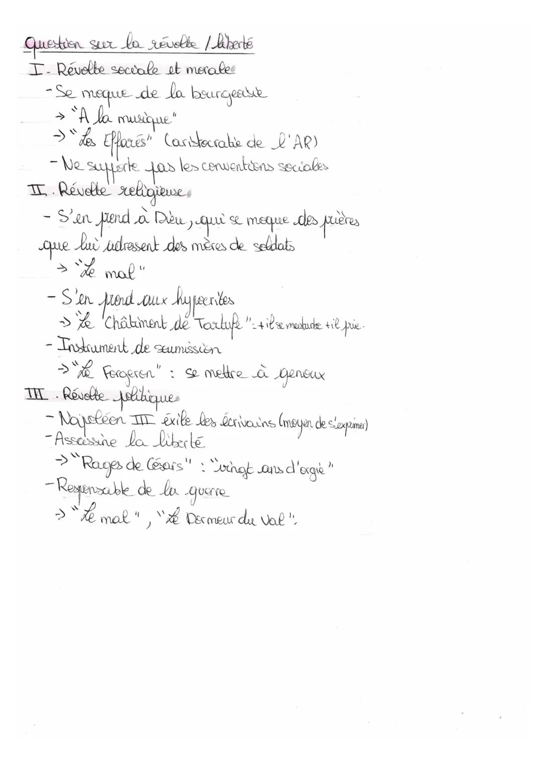 Cahier de Douai:
dissertation
Introduction:
Le XIX : siècle est celui des Révolutions. Lors de
ce siècle, le mouvement littéraire du symboli