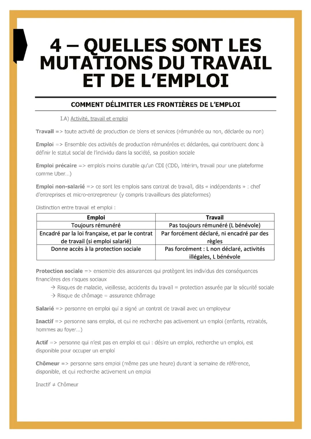 SES spé - mutations du travail et de l’emploi 