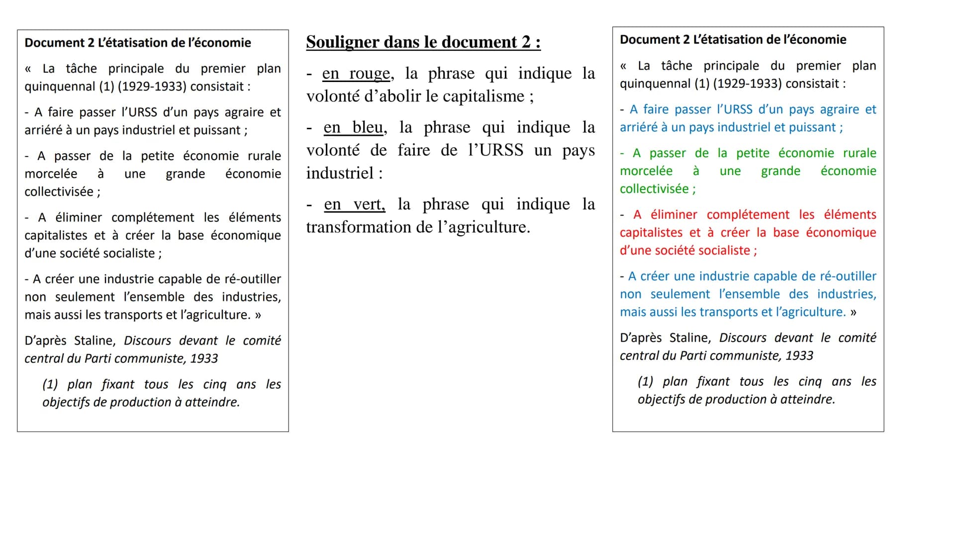 H2 Démocraties et expériences totalitaires 1919-1939
444
XX
HA
BBJYK STALINB ESQ OLSUN!
СЛАВА ВЕЛИКОМУ
СТАЛИНУ!
1917
URSS
Union soviétique
o