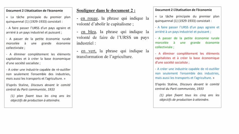 H2 Démocraties et expériences totalitaires 1919-1939
444
XX
HA
BBJYK STALINB ESQ OLSUN!
СЛАВА ВЕЛИКОМУ
СТАЛИНУ!
1917
URSS
Union soviétique
o
