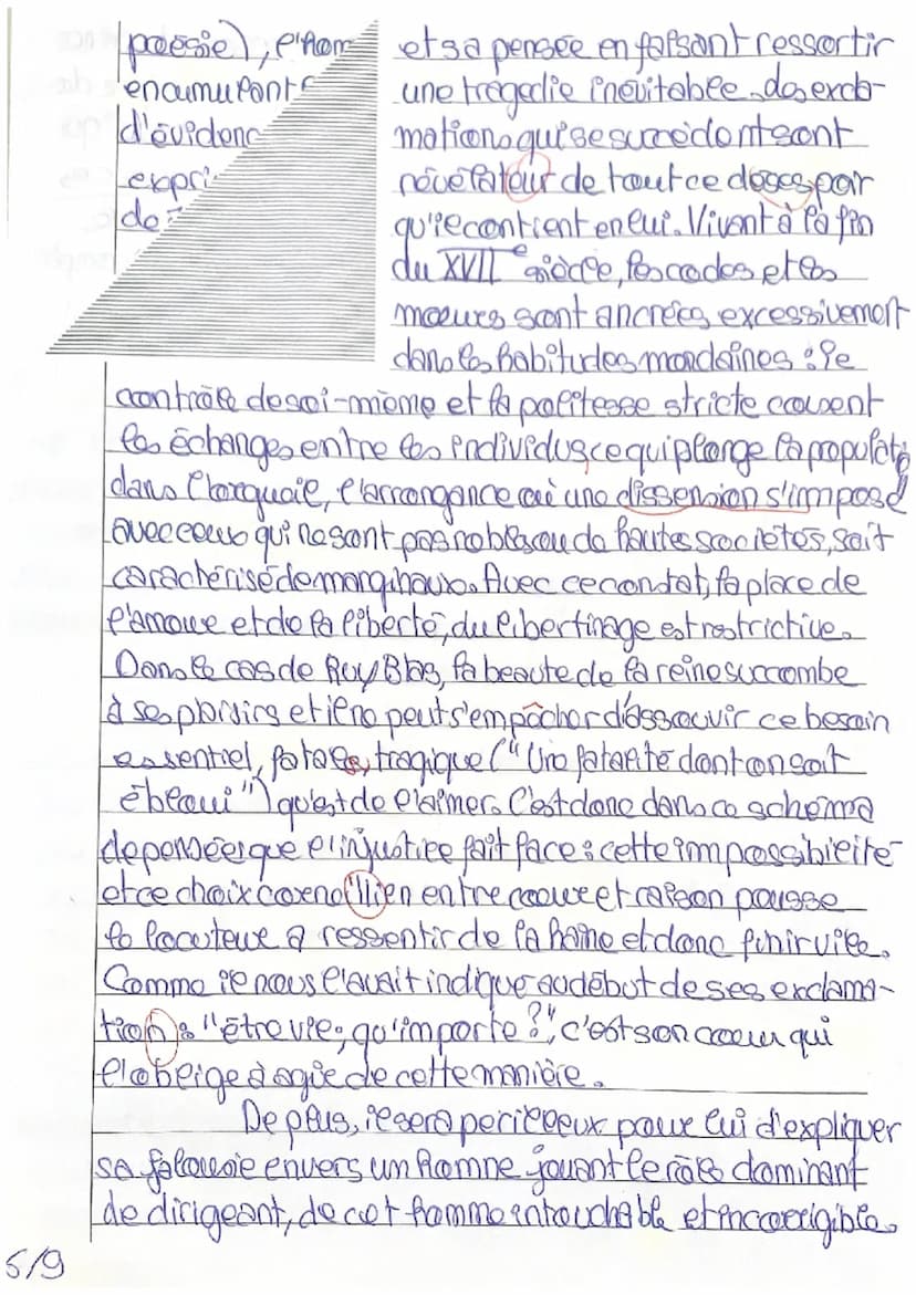 Note:
CAP
1/20
T. Bien
Commentaire de texte.
Ruy Blas, Victor Hugo,
Acte Iscene 3, 1838
No
Paire, dovient laquais
Star Quie mandaine
Creativ