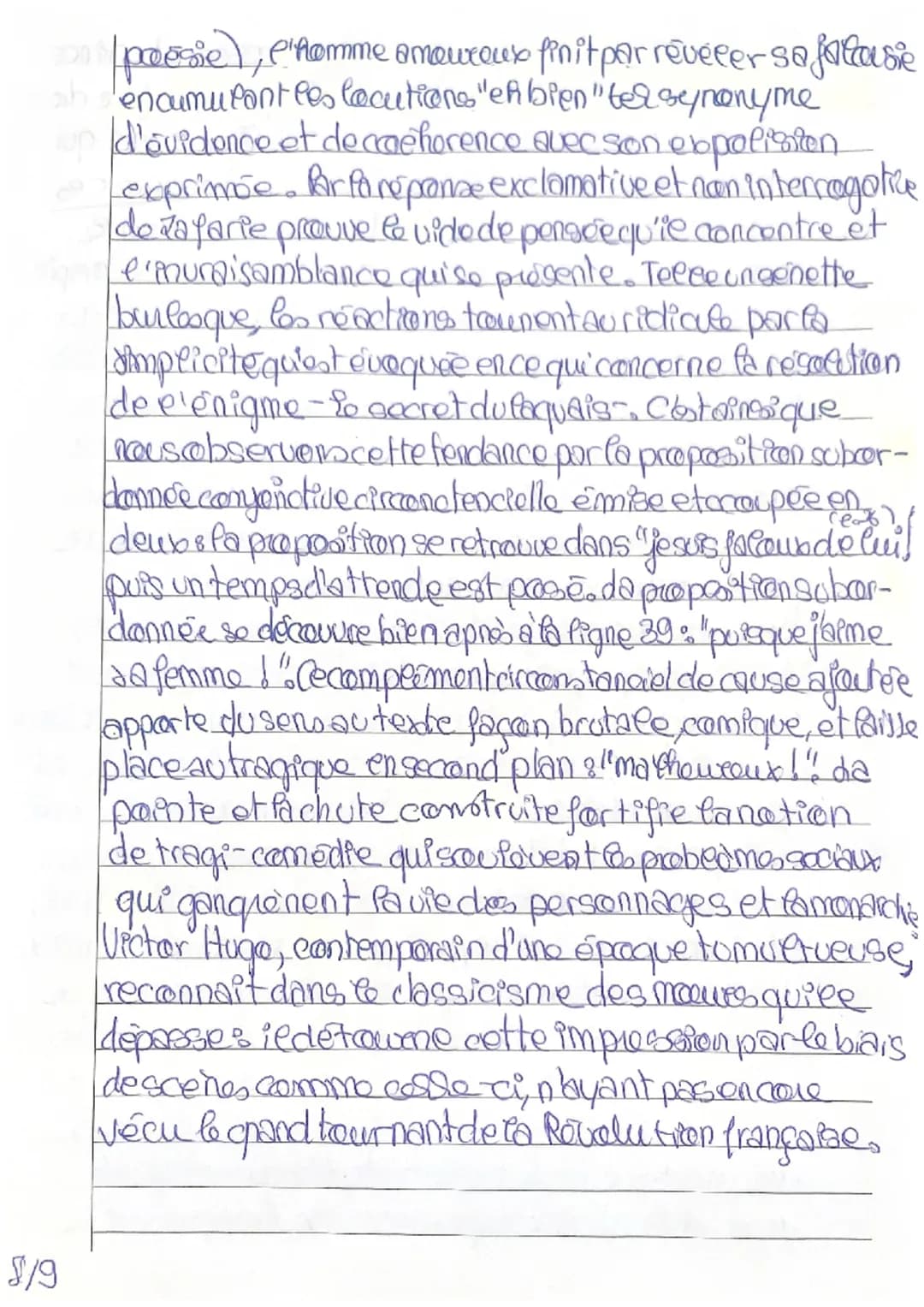 Note:
CAP
1/20
T. Bien
Commentaire de texte.
Ruy Blas, Victor Hugo,
Acte Iscene 3, 1838
No
Paire, dovient laquais
Star Quie mandaine
Creativ