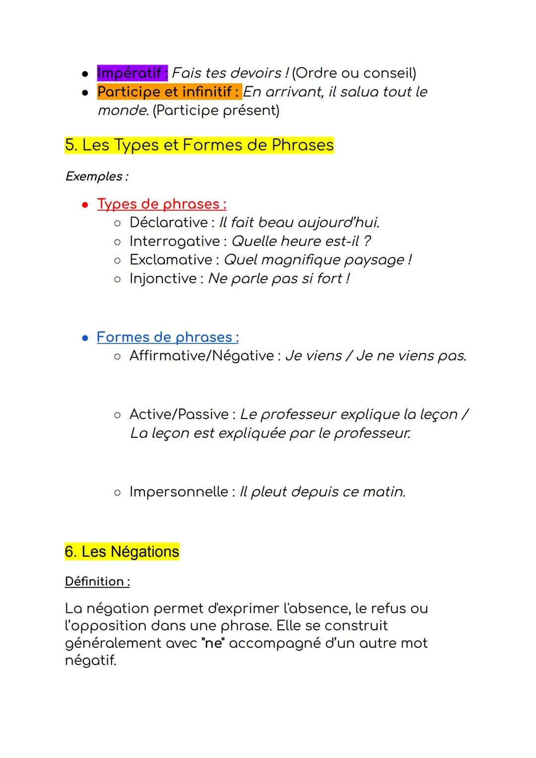 Grammaire:

1. Les Classes Grammaticales
Définition:
Les classes grammaticales sont les catégories auxquelles
appartient un mot selon sa nat