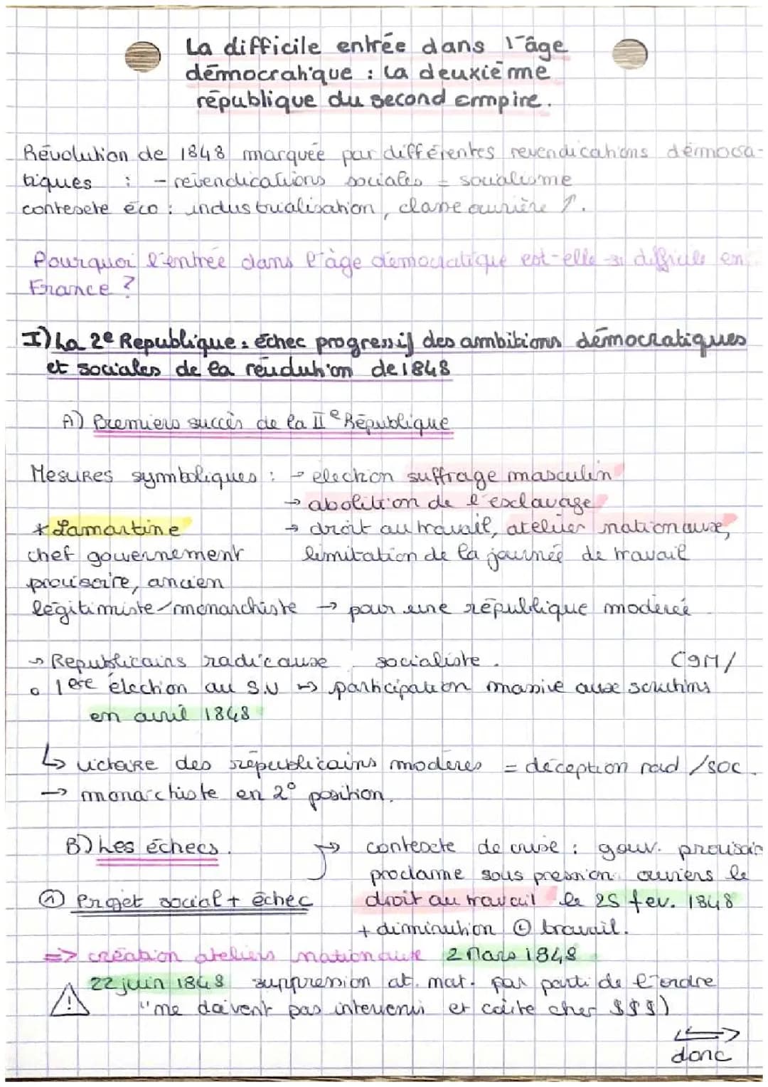 La difficile entrée dans l’âge démocratique 