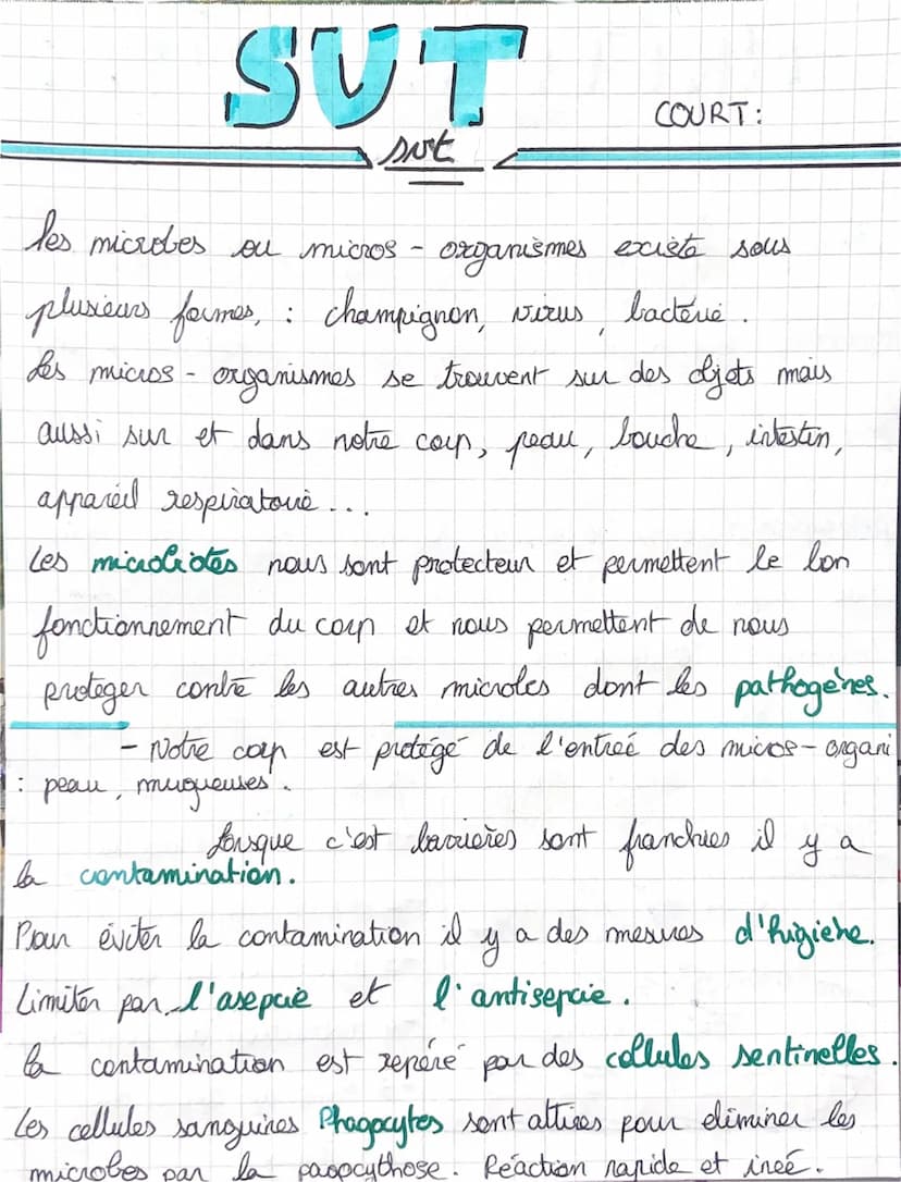 DEFINITION SHEMA:
olef + Shema:
phatogène : micio organismes à l'origine d'une maladie.
a
Micidriote: Ensemble de micro-organisme qui vivent