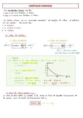 Know Fiche Cinétique Chimique  thumbnail