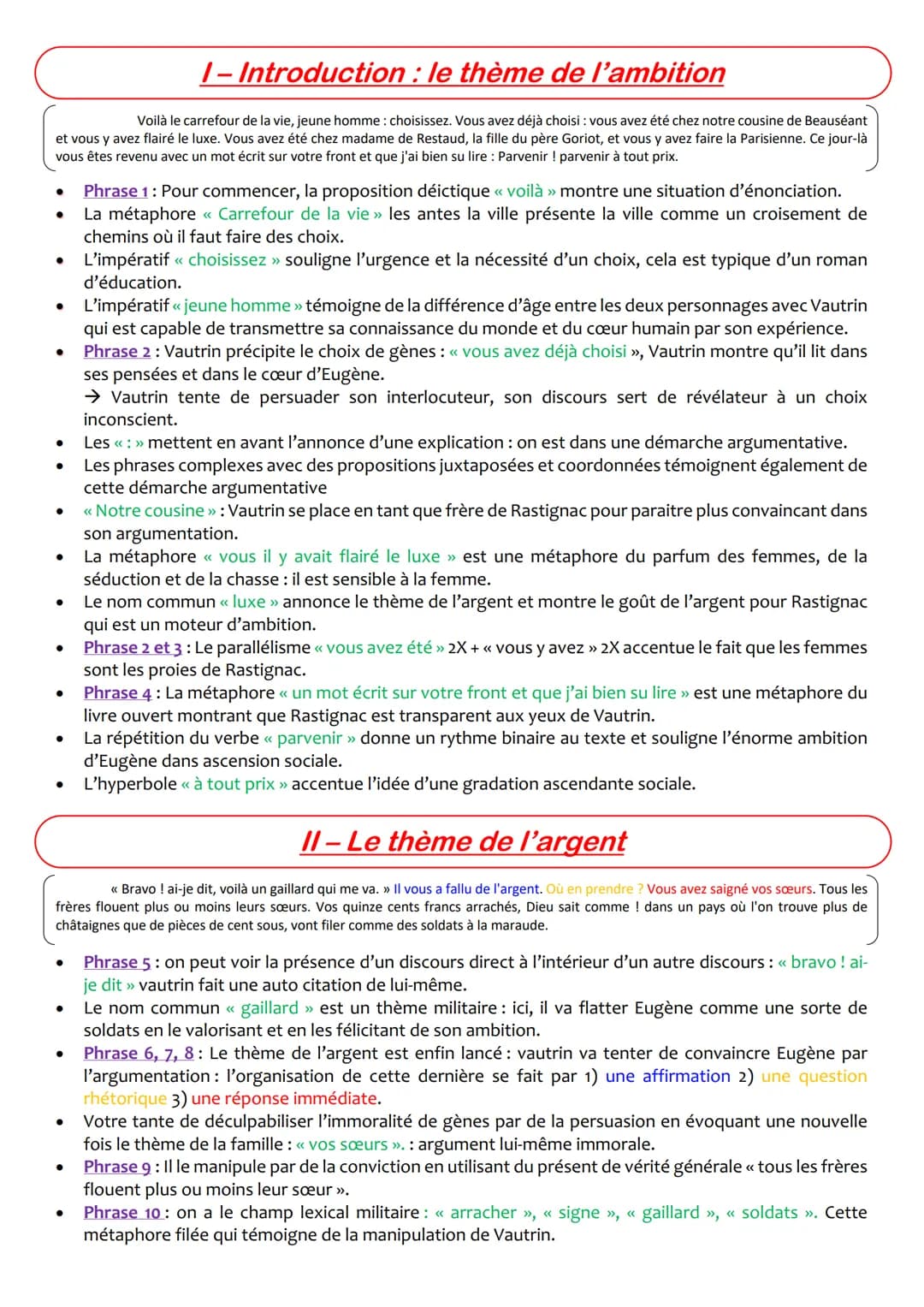 [voilà le carrefour de la vie, jeune homme : choisissez. Vous
avez déjà choisi: vous avez été chez notre cousine de Beauséant et vous
y avez