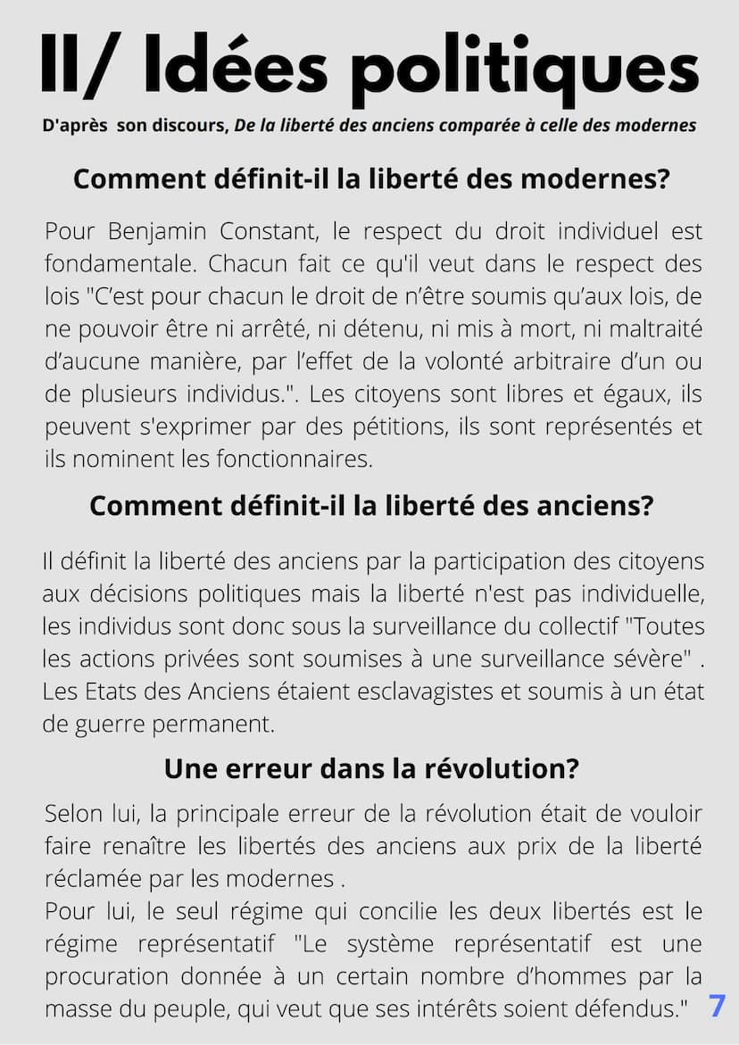 PARTICIPER OU ÊTRE
REPRÉSENTÉ
BENJAMIN
CONSTANT
25 Octobre 1767 - 8 Décembre
1830 SPÉCIALITÉ HGGSP
ANNÉE SCOLAIRE 2021-2022
MAÏWENN BBLS
▲▲▲