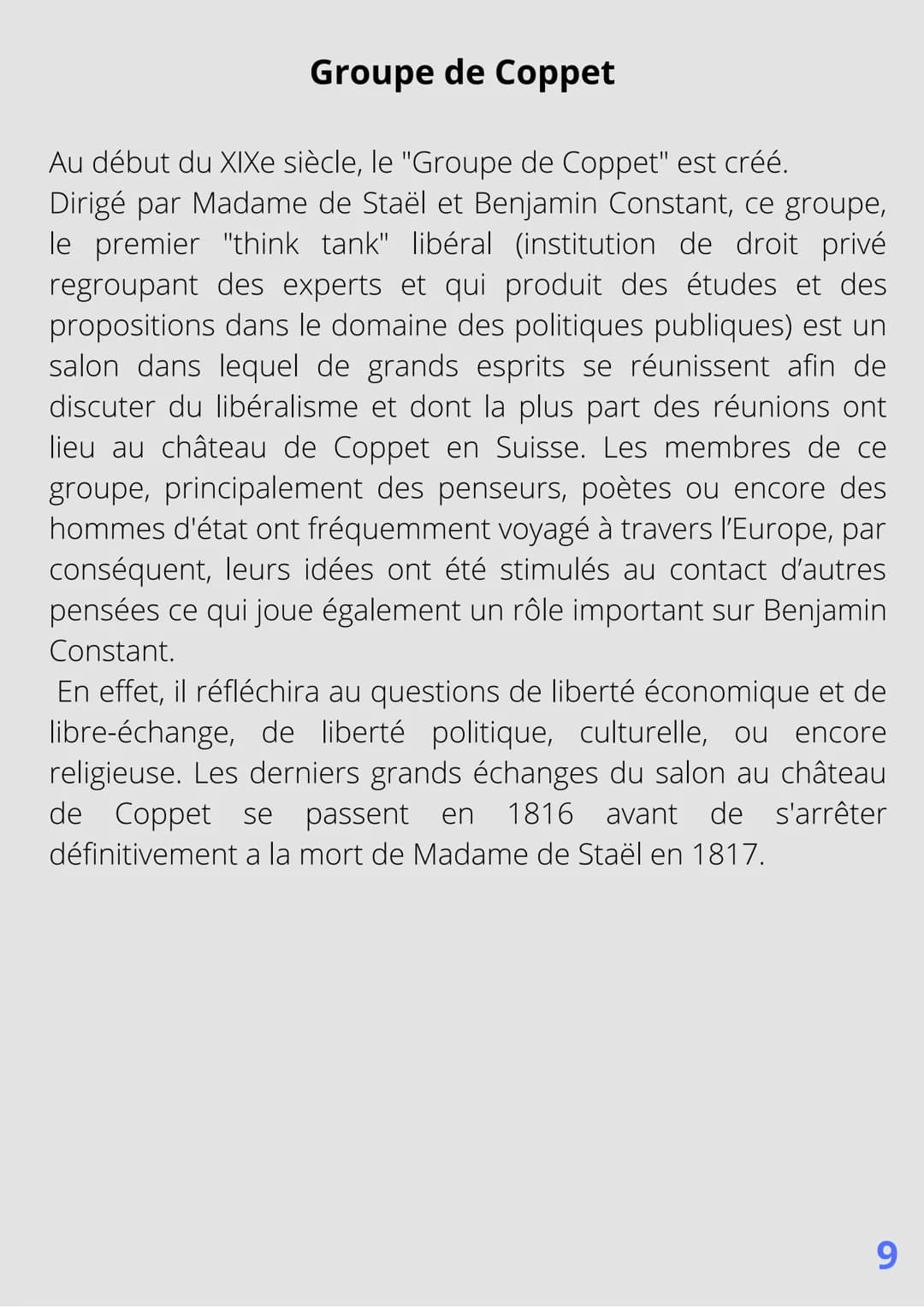 PARTICIPER OU ÊTRE
REPRÉSENTÉ
BENJAMIN
CONSTANT
25 Octobre 1767 - 8 Décembre
1830 SPÉCIALITÉ HGGSP
ANNÉE SCOLAIRE 2021-2022
MAÏWENN BBLS
▲▲▲