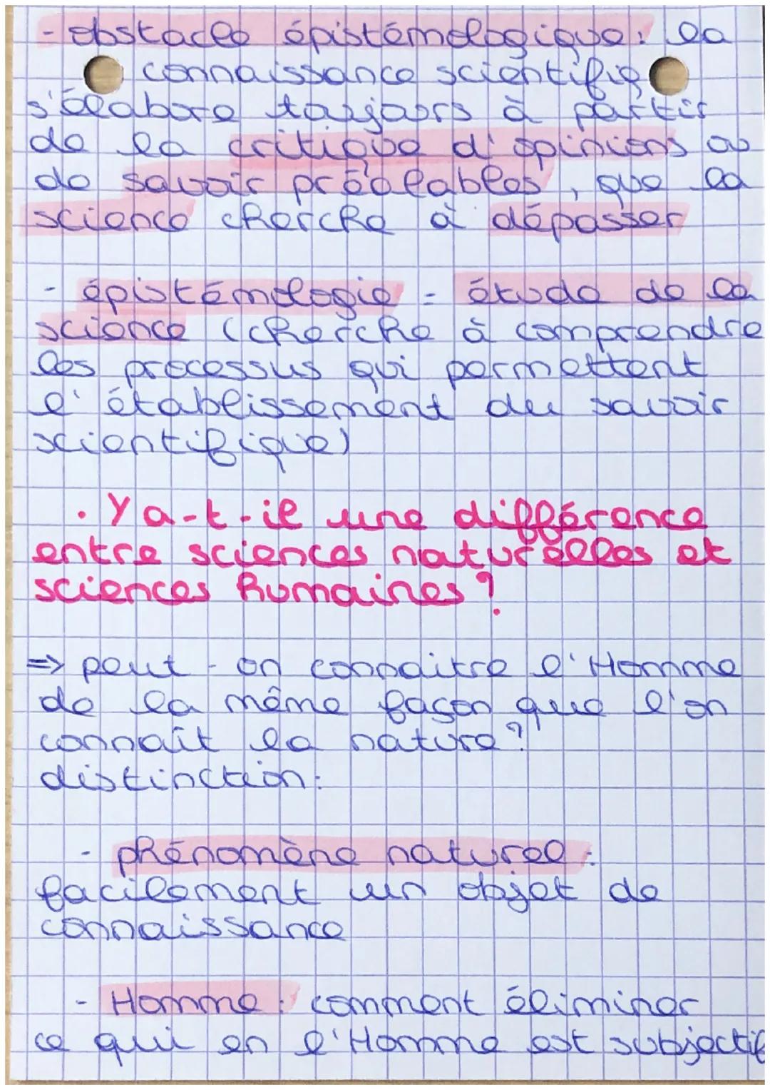 # Lo science
A
- synonyme de connaissance, la
science désigne ajd certains.
domaines du savas qui se
distinguent par laut excactitude
et leu