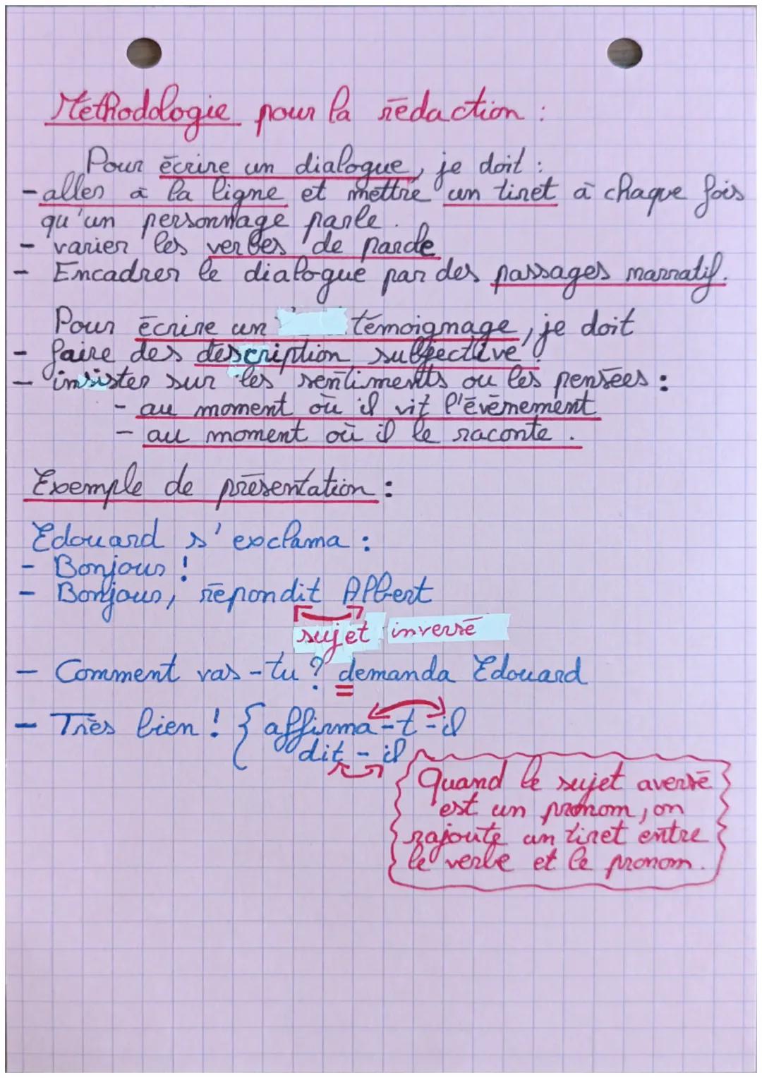 Révision DMB blanc: Français.

Bilan: Comment reconnaît-on une lettre?
On le voit grâce à sa forme, ay pronoms ("je "/tu")
estet au temps (p