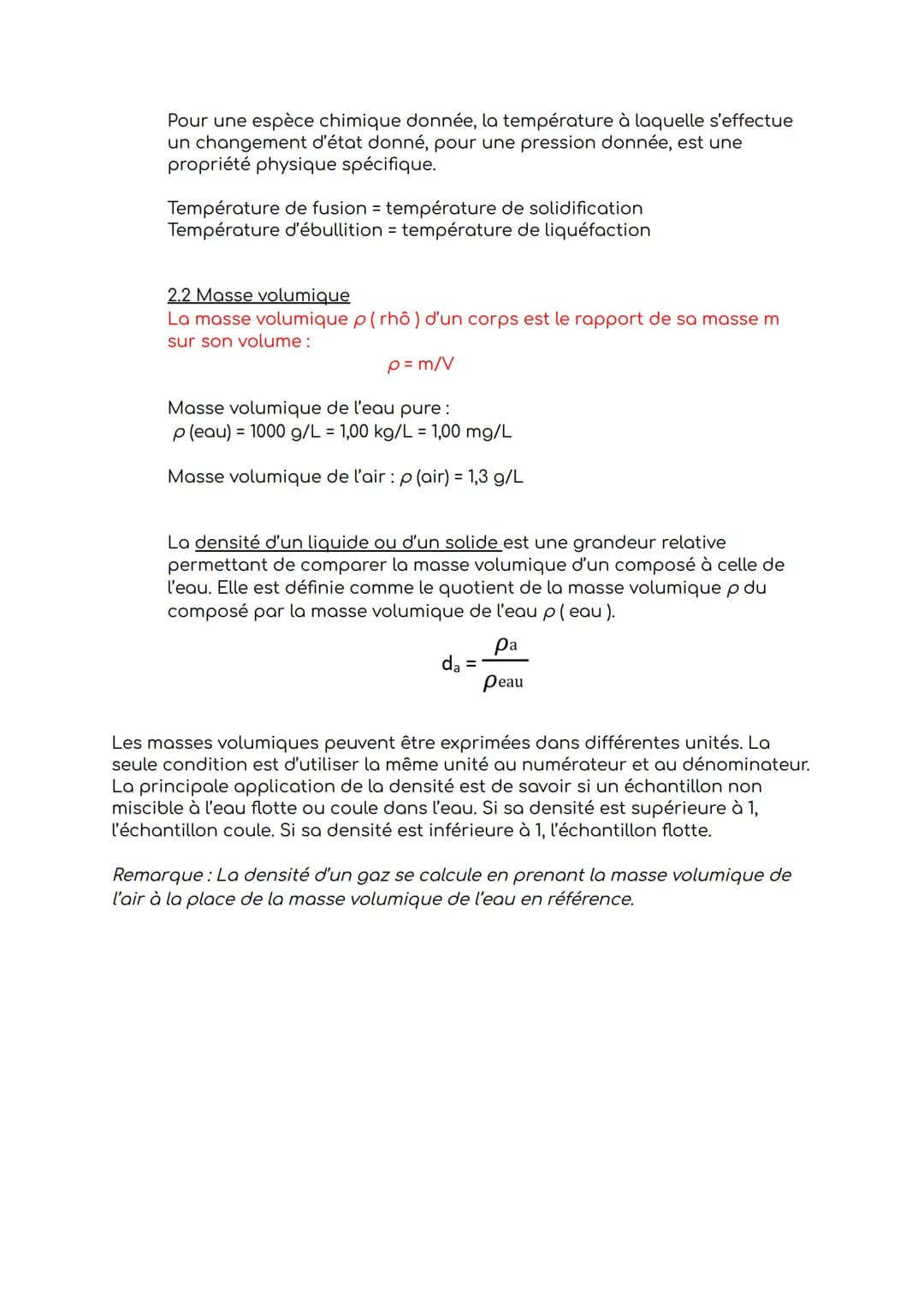 Physique chimie
Chapitre 1A: Corps purs et mélanges au quotidien
1.1 Espèce chimique :
Une espèce chimique correspond à un ensemble d'entité