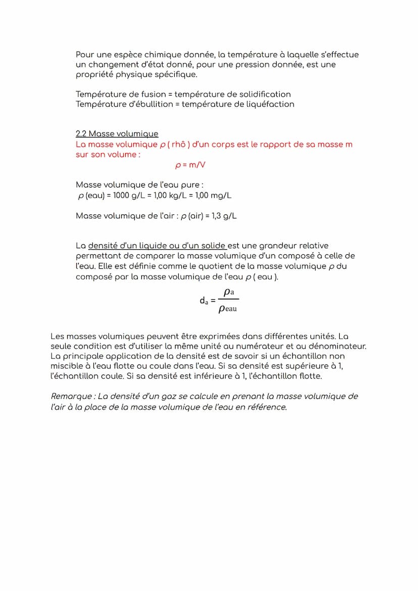 Physique chimie
Chapitre 1A: Corps purs et mélanges au quotidien
1.1 Espèce chimique :
Une espèce chimique correspond à un ensemble d'entité