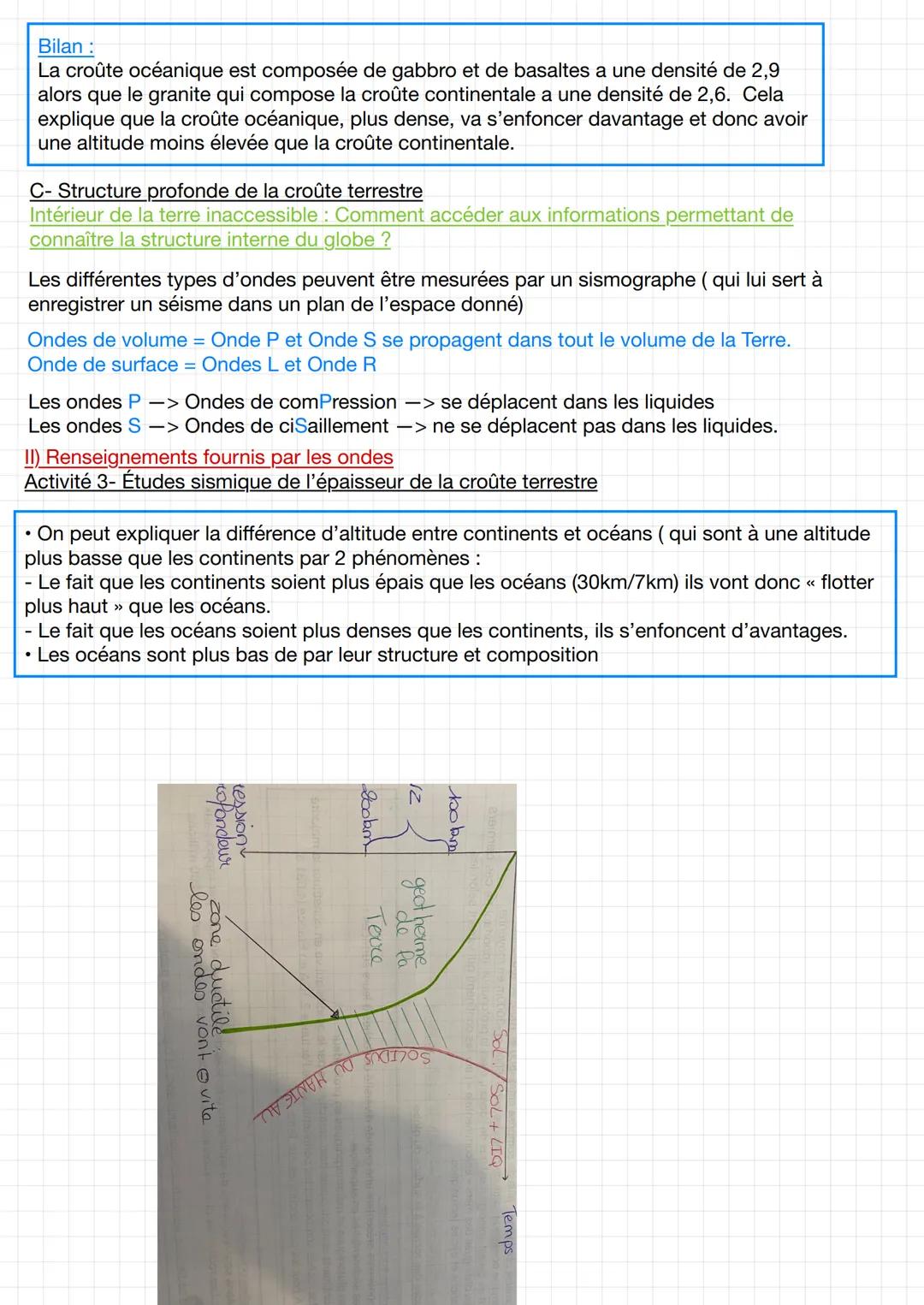 Chapitre 4: Le structure de la terre
Introduction:
Roche solide cohérent (qui tient ensemble) naturel composé de minéraux
3 types de roche :