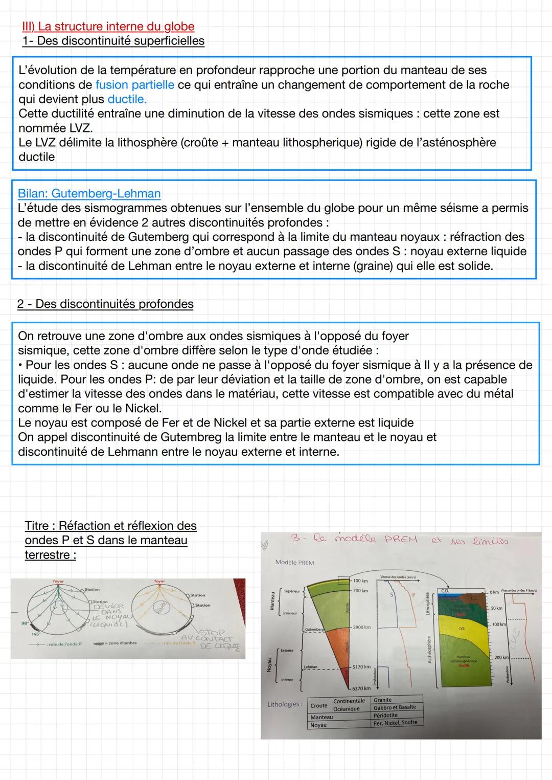 Chapitre 4: Le structure de la terre
Introduction:
Roche solide cohérent (qui tient ensemble) naturel composé de minéraux
3 types de roche :