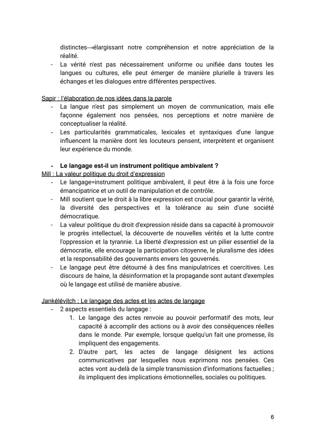 2. NOTION: LE LANGAGE

Présentation de la notion: Le langage, objet de la linguistique, est un système de
signes associant des mots selon de